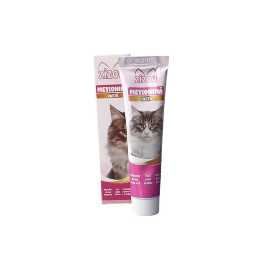 Zizou Metionina Gel pastă orală pentru pisici, 50 g – suport urinar și hepatic cu DL-Metionină